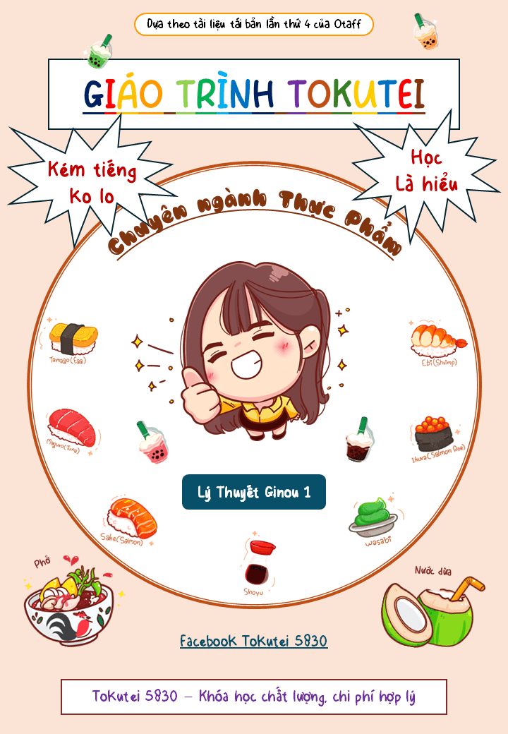 Giáo trình Tokutei - Thực phẩm